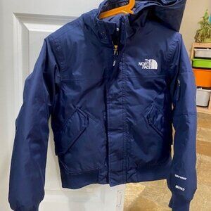 Boys North Face Gotham Down Jacket Navy Blue